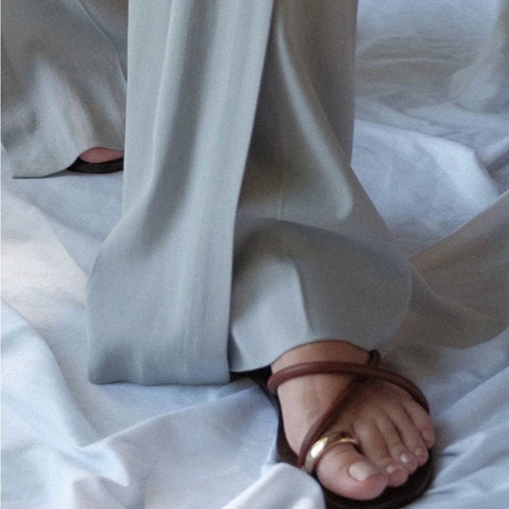 Emme Persons Laurie In Cacao Nappa Sandals